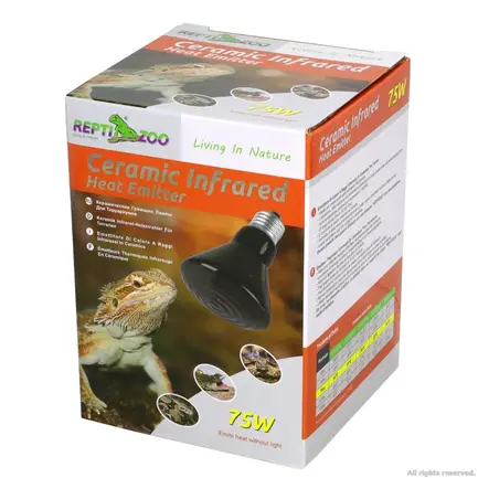 Керамічний випромінювач тепла Repti-Zoo Ceramic Heat 75W (DL275075B): додаткове фото 3