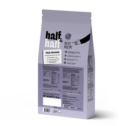 Сухий корм Half&Half для дорослих собак маленьких порід, із яловичиною, 12 кг: додаткове фото 2