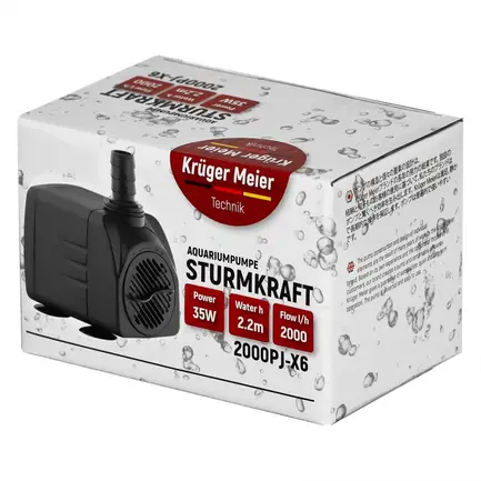 Помпа підйомна Kruger Meier Sturmkraft 2000 л/г (2000PJ-X6): додаткове фото 7