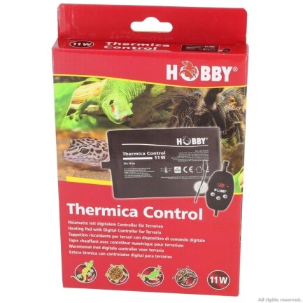 Нагрівальний мат водонепроникний з контролером Hobby Thermica Control 11 Ват IP67 20x15см (37125)