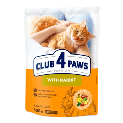 С4Р Premium сух кролик коти 0,3 кг