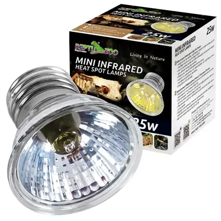 Лампа галогенна інфрачервона для обігріву Repti-Zoo Mini Infrared lamp 25W (HL003): додаткове фото 2