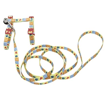 Coastal Cat Harness and Leash Combo КОСТАЛ КОМБО шлея з повідцем для котів, 0.9х28-46cм Рескю