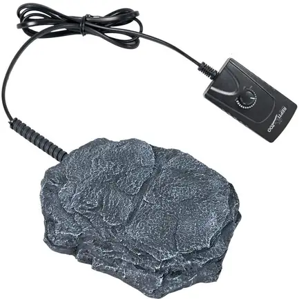 Нагрівальний камінь з регулятором температури Repti-Zoo Dimmer Heat Rock 12W 20x27x3 см (AHR0612P) для тераріумів: додаткове фото 6
