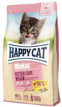 Сухий корм Happy Cat Minkas Kitten Care Geflugell для кошенят віком від 4 тиж. - 6 міс. з птицею, 10 кг,70406