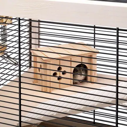 Ferplast CAGE HAMSTERVILLE Клітка для хом'яків, дерев'яна: додаткове фото 7