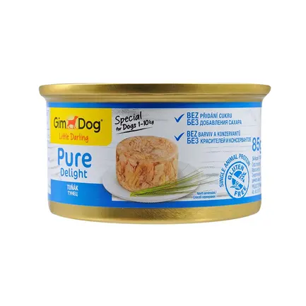 Вологий корм GimDog LD Pure Delight для собак мініатюрних порід, тунець, 85 г: додаткове фото 3