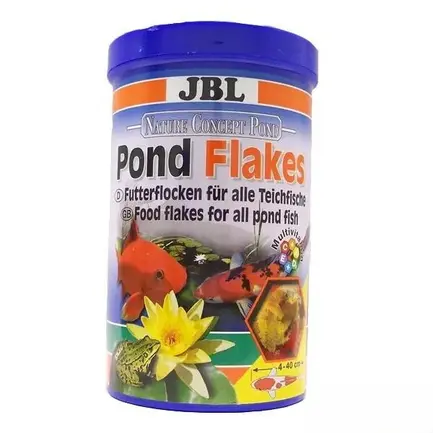 Корм в формі пластівців JBL Pond Flakes для ставкових риб, 5.5 л