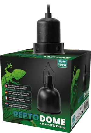 REPTO DOME E27 FITTING 14CM BLACK (R2300010) світильник для тераріума