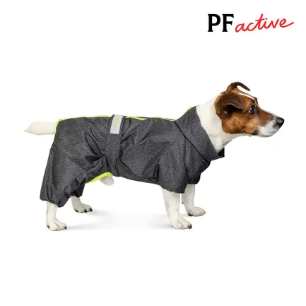 Дощовик Pet Fashion «Rain» для собак, розмір SM, сірий: додаткове фото 2