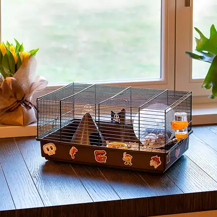 Ferplast CAGE CRICETI 9 PIRATES BLACKx2 Клітка для хом'яків з декором: додаткове фото 3