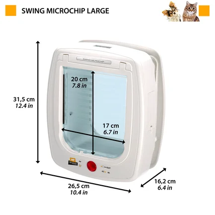 Ferplast SWING MICROCHIP LARGE BROWN: додаткове фото 2
