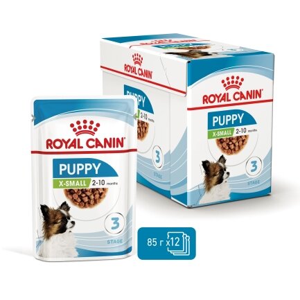 Вологий корм Royal Canin XSMALL PUPPY для цуценят всіх порід 85 г — Фото 1