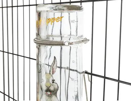 Поїлка Trixie Honey & Hopper для гризунів, автоматична, 250 мл (скло): додаткове фото 4