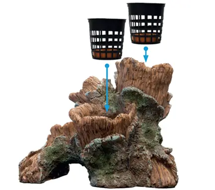 Декорація для акваріума SF SCAPERS WOOD PLANTY L (A4040640): додаткове фото 2