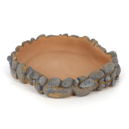 Поїлка для рептилій Hobby Drinking bowl Pebbles M 21x16x3,5см (36401): додаткове фото 3