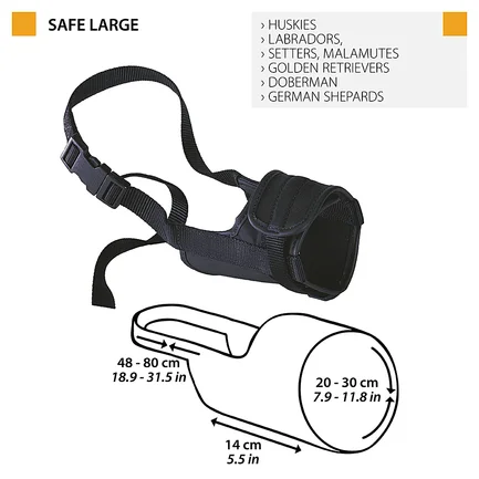 Ferplast SAFE LARGE Намордник, нейлон: додаткове фото 2