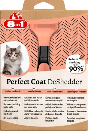 Дешеддер 8in1 Perfect Coat для вичісування котів, 4,5 см: додаткове фото 3