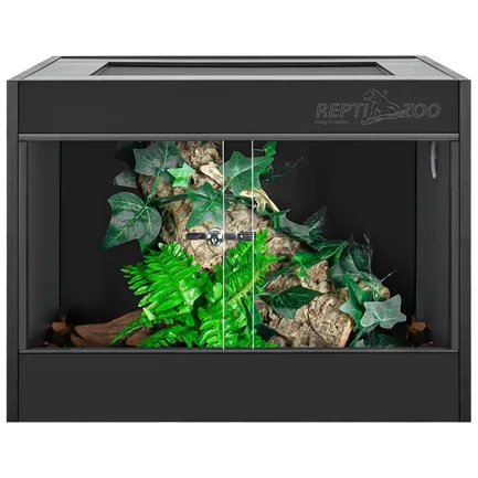 Тераріум з ПВХ Repti-Zoo Terrarium PVC 60x45x45 см (CN604545PN) скляними дверцятами для рептилій і амфібій: додаткове фото 2