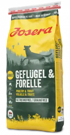 Корм для собак Josera GEFLUGEL&FORELLE 0,9 кг