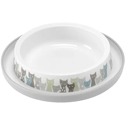 Moderna Trendy Dinner Maasai МОДЕРНА МАСАЇ миска для котів, 210мл Сіро-білий