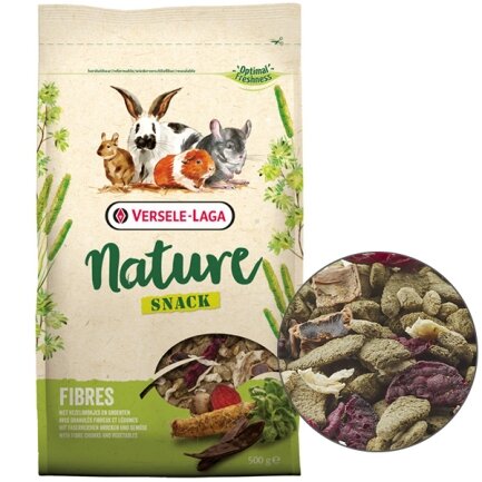 Versele-Laga Nature Snack Fibres ВЕРСЕЛЕ-ЛАГА НАТЮР СНЕК КЛІТКОВИНА додатковий корм для гризунів 0,5 кг