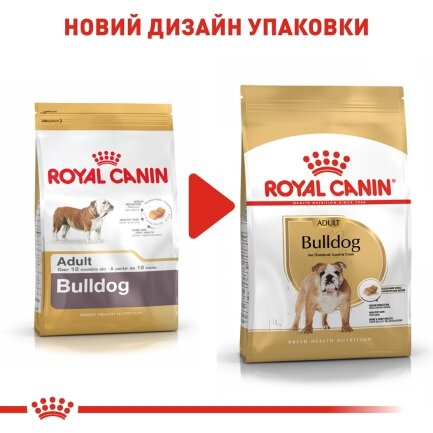 Сухий корм Royal Canin BULLDOG ADULT для дорослих собак породи Бульдог 12 кг