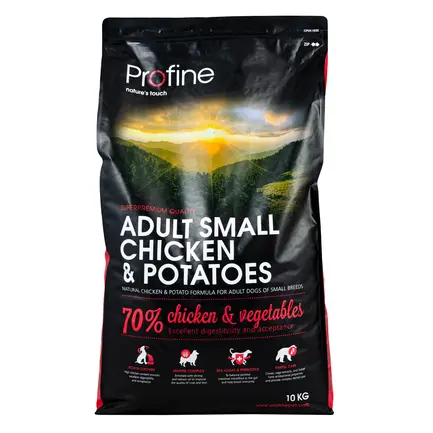 Сухий корм Profine Adult Small для дорослих собак дрібних порід, з куркою та картоплею, 10 кг: додаткове фото 3