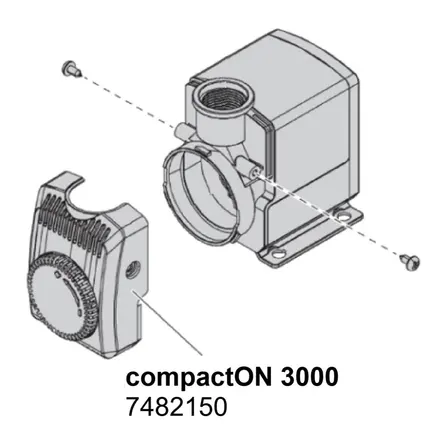 Кришка насоса для EHEIM compactON 3000 з регулятором (7482150): додаткове фото 3