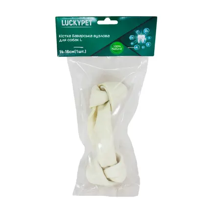 Кістка Баварська вузлова №3 L, 14-16 см, 1шт/уп, Lucky Pet