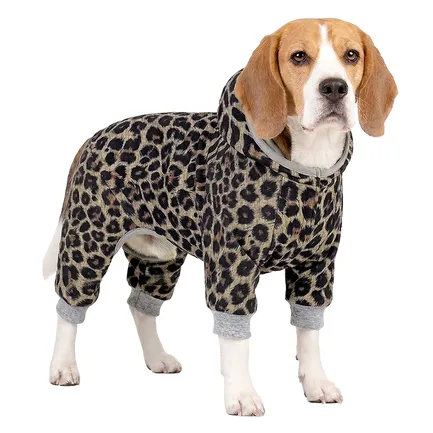 Комбінезон для собак WAUDOG Clothes малюнок "Леопард", софтшелл, S35, B 48-53 см, С 30-35 см: додаткове фото 3