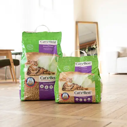 Наповнювач Cat’s Best Smart Pellets для котячого туалету, деревний, 20л/10кг: додаткове фото 4