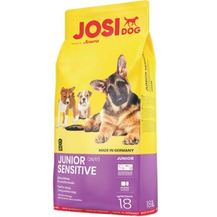 Корм для собак JosiDog JUNIOR SENSETIVE 18 кг