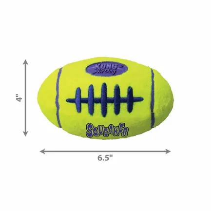 Іграшка AirDog Squeaker Football регбі м’яч для собак середніх і великих порід, L: додаткове фото 3