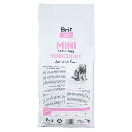 Сухий корм Brit Care GF Mini Yorkshire для йоркширських тер'єрів, з лососем та тунцем, 7 кг: додаткове фото 3