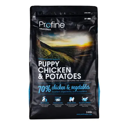 Сухий корм Profine Puppy для цуценят та юніорів всіх порід, з куркою та картоплею, 3 кг: додаткове фото 3