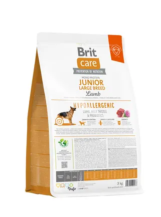 Сухий корм Brit Care Dog Hypoallergenic Junior Large Breed для молодих собак великих порід, гіпоалергенний з ягням, 3 кг: додаткове фото 3