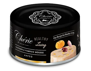 Cherie 80g Healthy Living Мус з курки та гарбуза для котів