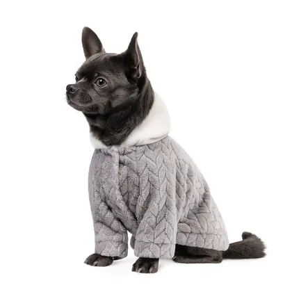 Толстовка Pet Fashion «Delicate» для собак, розмір S, сіра: додаткове фото 2
