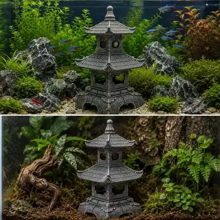 Декорація Hobby Senso Temple 11×11×19см для акваріума і тераріуму (41731): додаткове фото 3