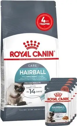 Сухий корм Royal Canin HAIRBALL CARE для котів всіх порід 2 кг + 4 Hairball Care Gravy 85 г