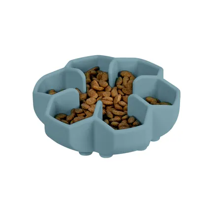 Миска для повільного харчування WAUDOG Silicone, 450 мл, сірий: додаткове фото 6