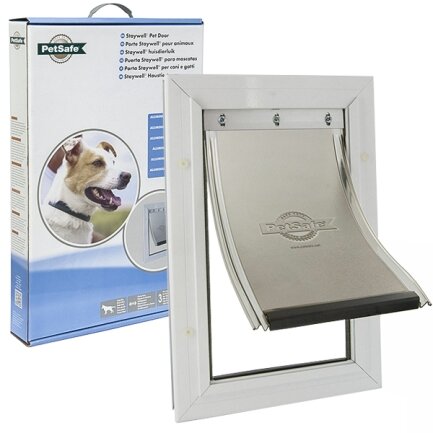 PetSafe Staywell Aluminium Large ПЕТСЕЙФ СТЕЙВЕЛ АЛЮМІНІЙ дверцята для собак великих порід, посилена конструкція для великих порід