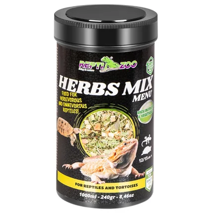 Рослинна суміш для рептилій і черепах Repti-Zoo Herbs Mix Menu 1000мл.: додаткове фото 3