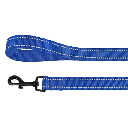 Повідець для Собак Bronzedog Active Нейлоновий зі Світловідбиттям Синій S: додаткове фото 4