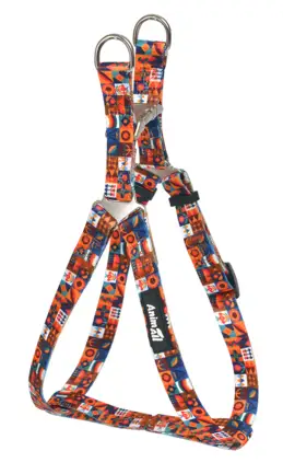 Шлея AnimAll S-2, для собак, нейлон, 1,5×33-50 см