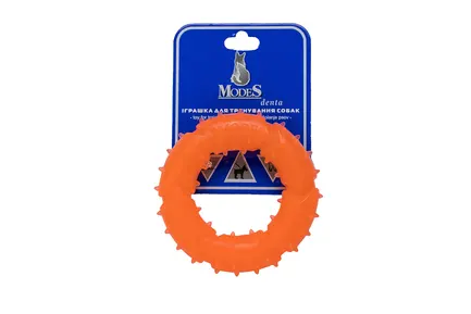 Кільце помаранчеве розмір XS-9см, Дента (Denta) іграшка для собак MODES