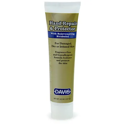 Davis Hand Repair & Protector ДЕВІС ВІДНОВЛЕННЯ ТА ЗАХИСТ крем для рук з бісабололом для грумерів та ветеринарів 0,128 л
