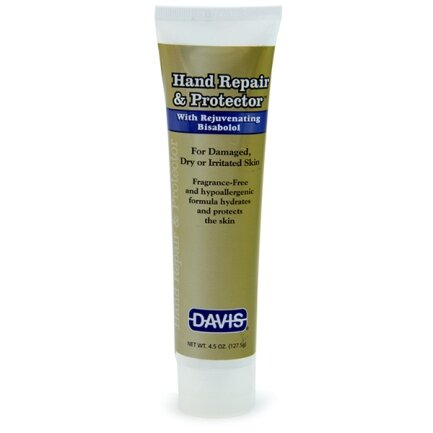 Davis Hand Repair &amp; Protector ДЕВІС ВІДНОВЛЕННЯ ТА ЗАХИСТ крем для рук з бісабололом для грумерів та ветеринарів 0,128 л