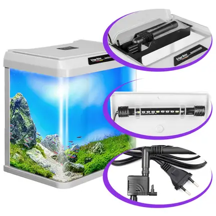 Акваріум Kruger Meier Como Aquarium 16л білий 32x22x32,5см (R320): додаткове фото 7